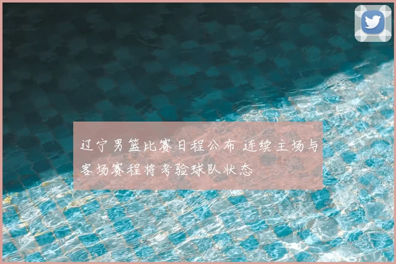 辽宁男篮比赛日程公布 连续主场与客场赛程将考验球队状态