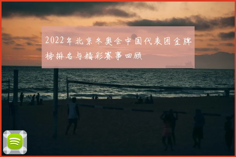 2022年北京冬奥会中国代表团金牌榜排名与精彩赛事回顾
